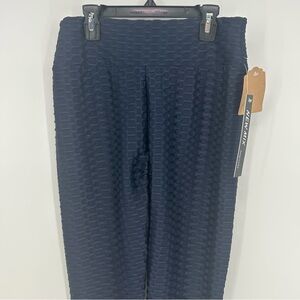 New Mix Navy Textured Leggings - Size X/XL